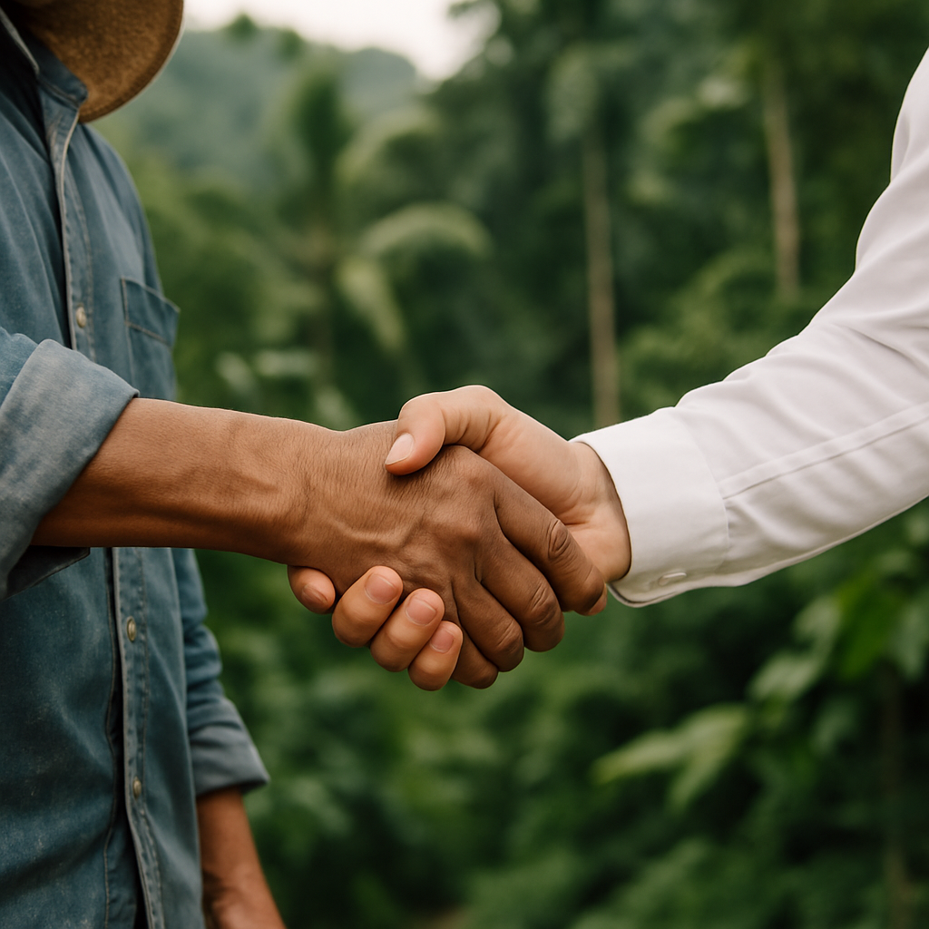 Handschlag Direct Trade - Hintergrund